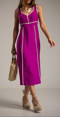 Vestido tirantes buganvilla