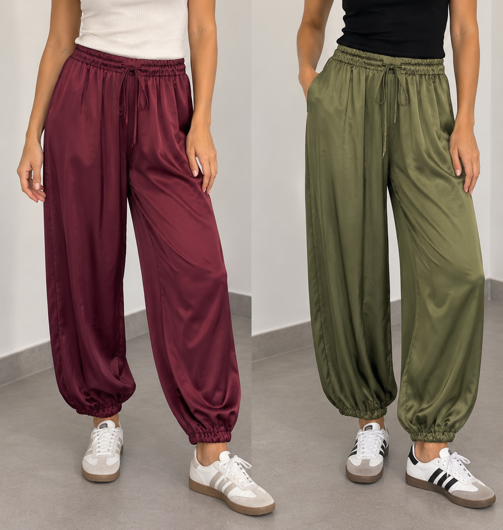 Pantalón satinado