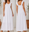 Vestido blanco estampado