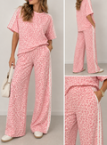 Chándal leopardo rosa