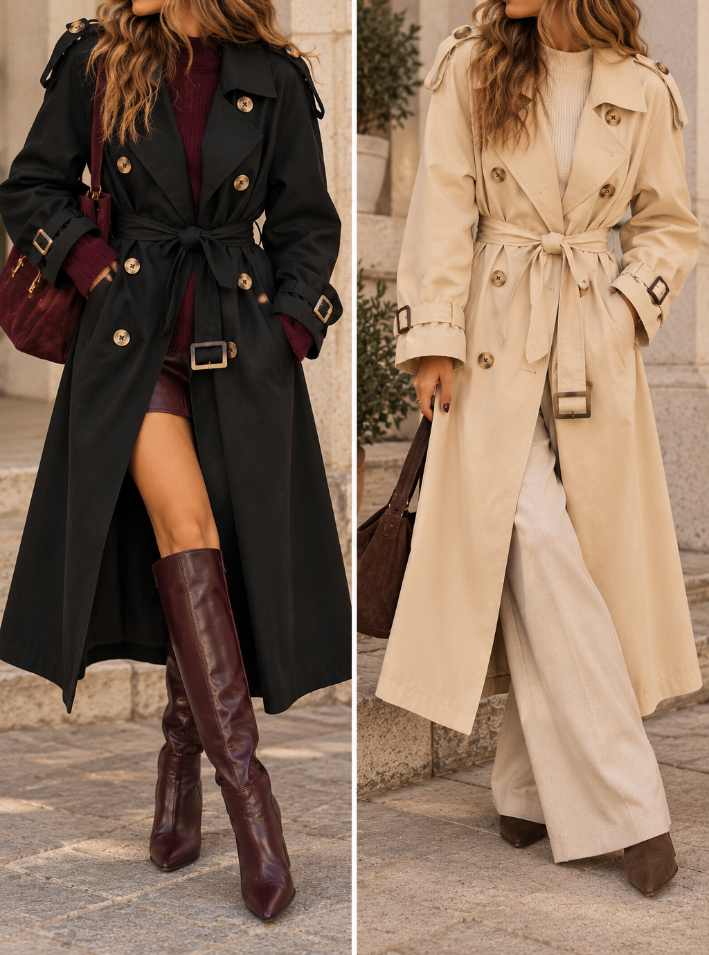 Gabardina impermeable