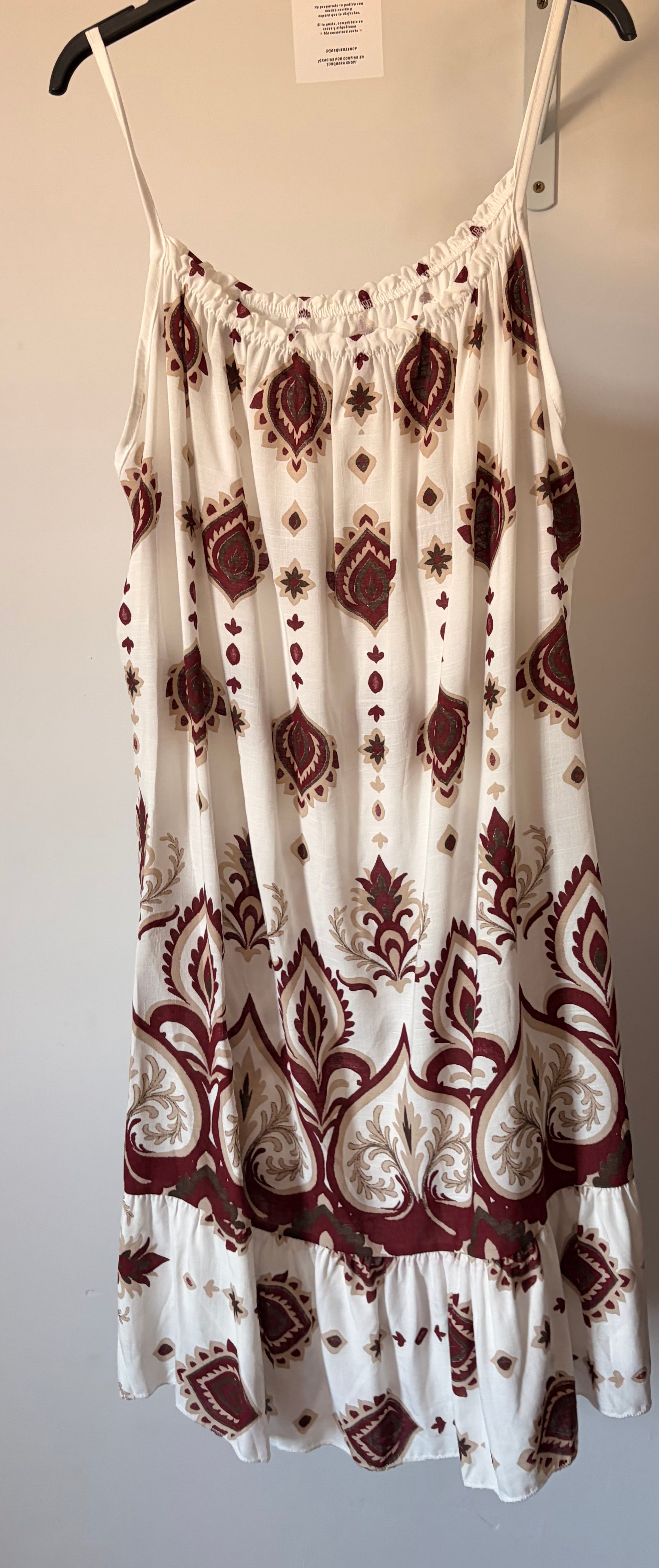 Vestido oversize estampado