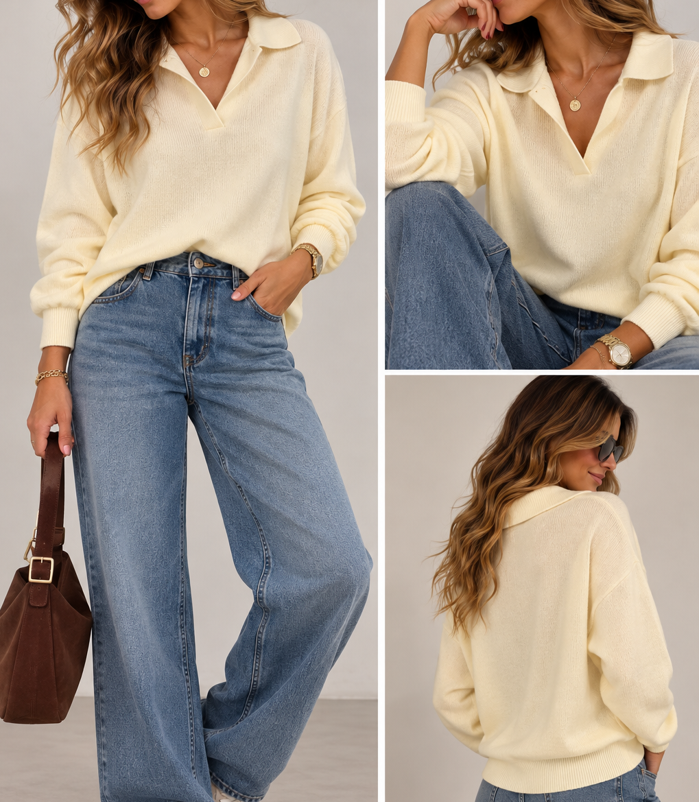 Jersey V beige