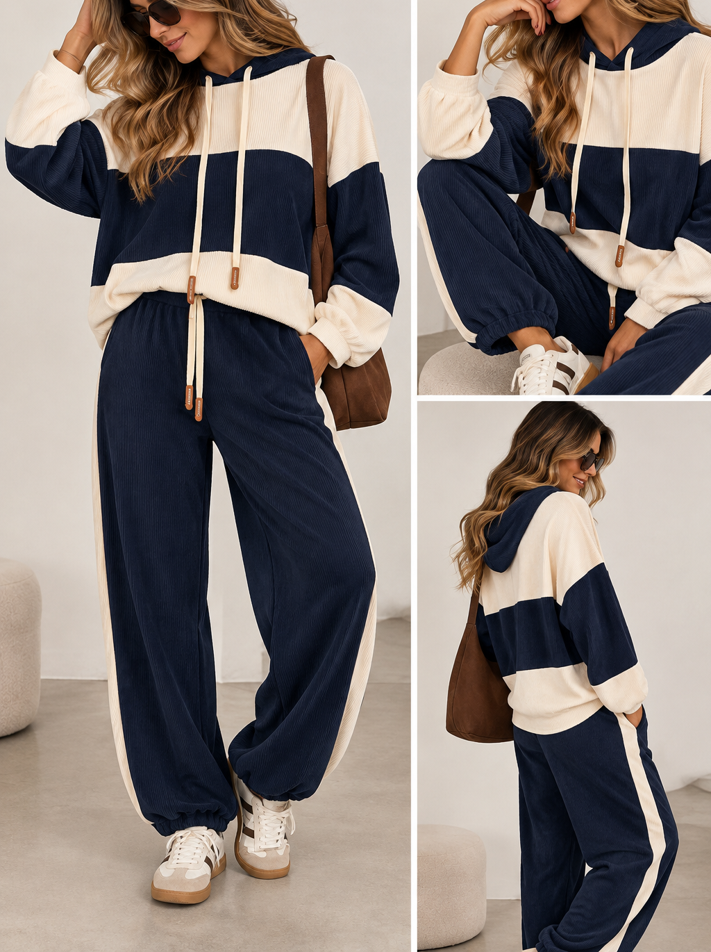 Conjunto chandal a rayas