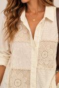 Camisa bordado flores