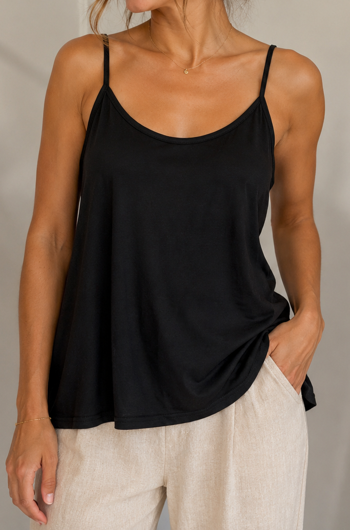 Camiseta básica de tirantes