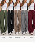 Pantalón pinza goma cintura